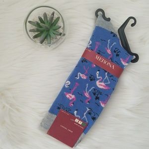 Merona Flamingo Dress Casual Socks